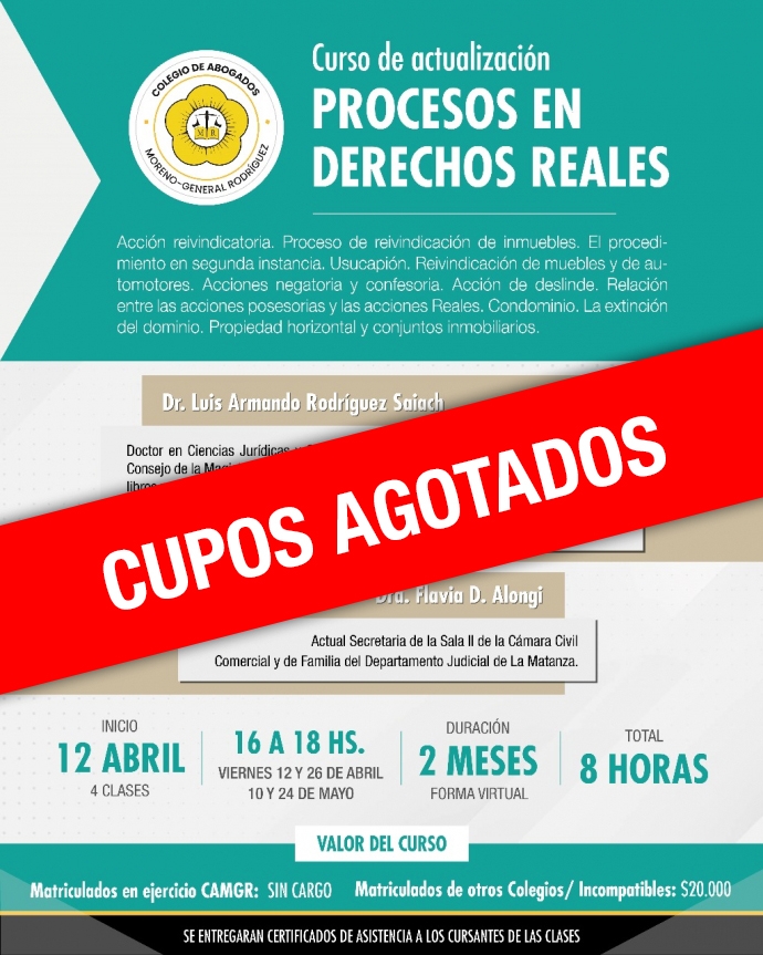 PROCESOS EN DERECHOS REALES